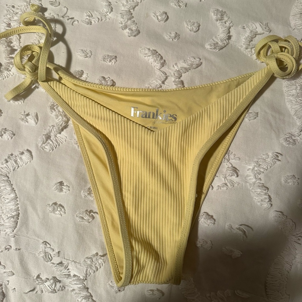 frankie’s bikini yellow bottoms